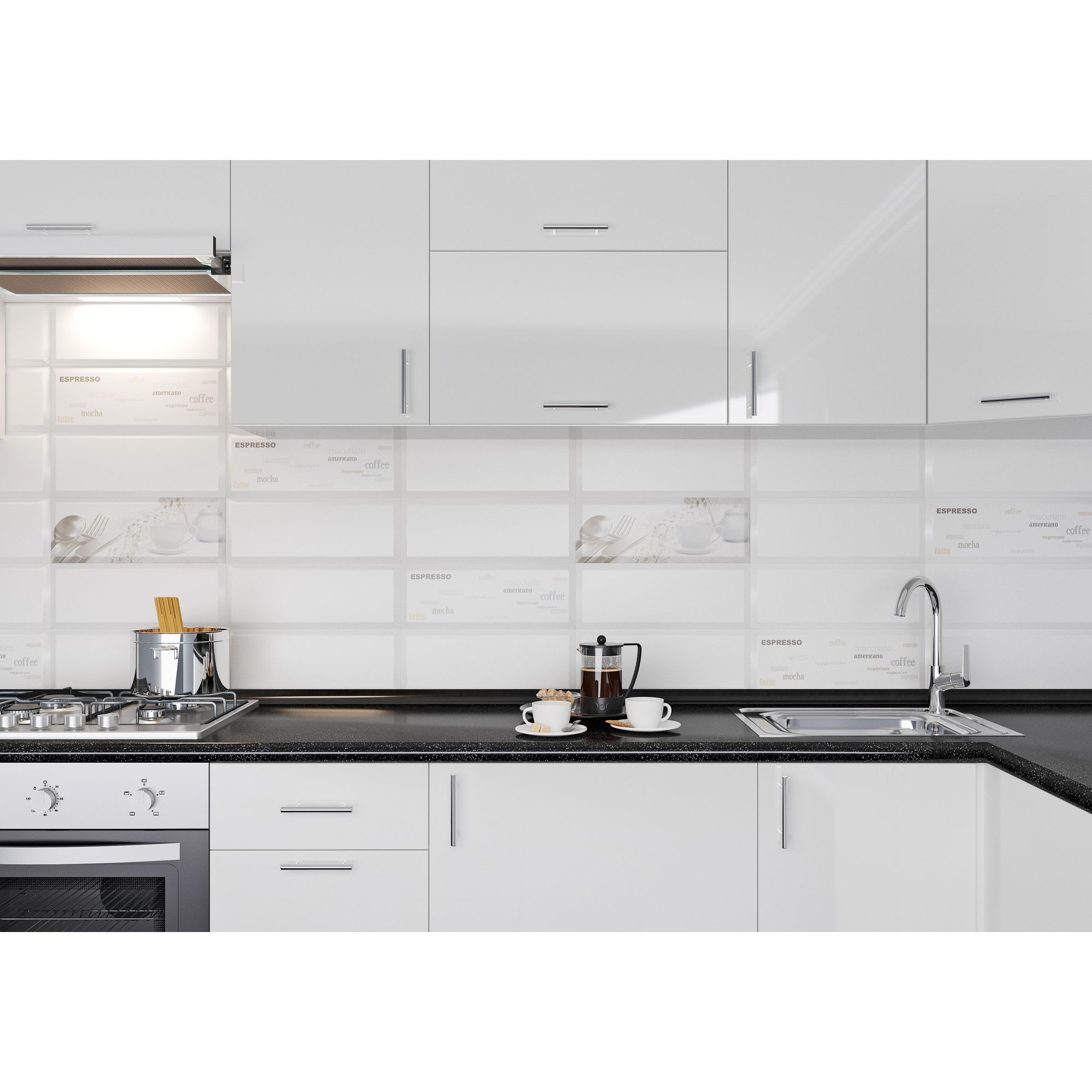 18013504 Декор «» 40х15 см слова цвет белый Bingo IC Santreyd  - Вид №1