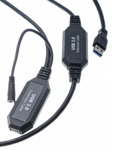 CU827-10M Кабель-адаптер usb3.0-repeater, удлинительный активный <am-->af> 10м <cu827> VCOM