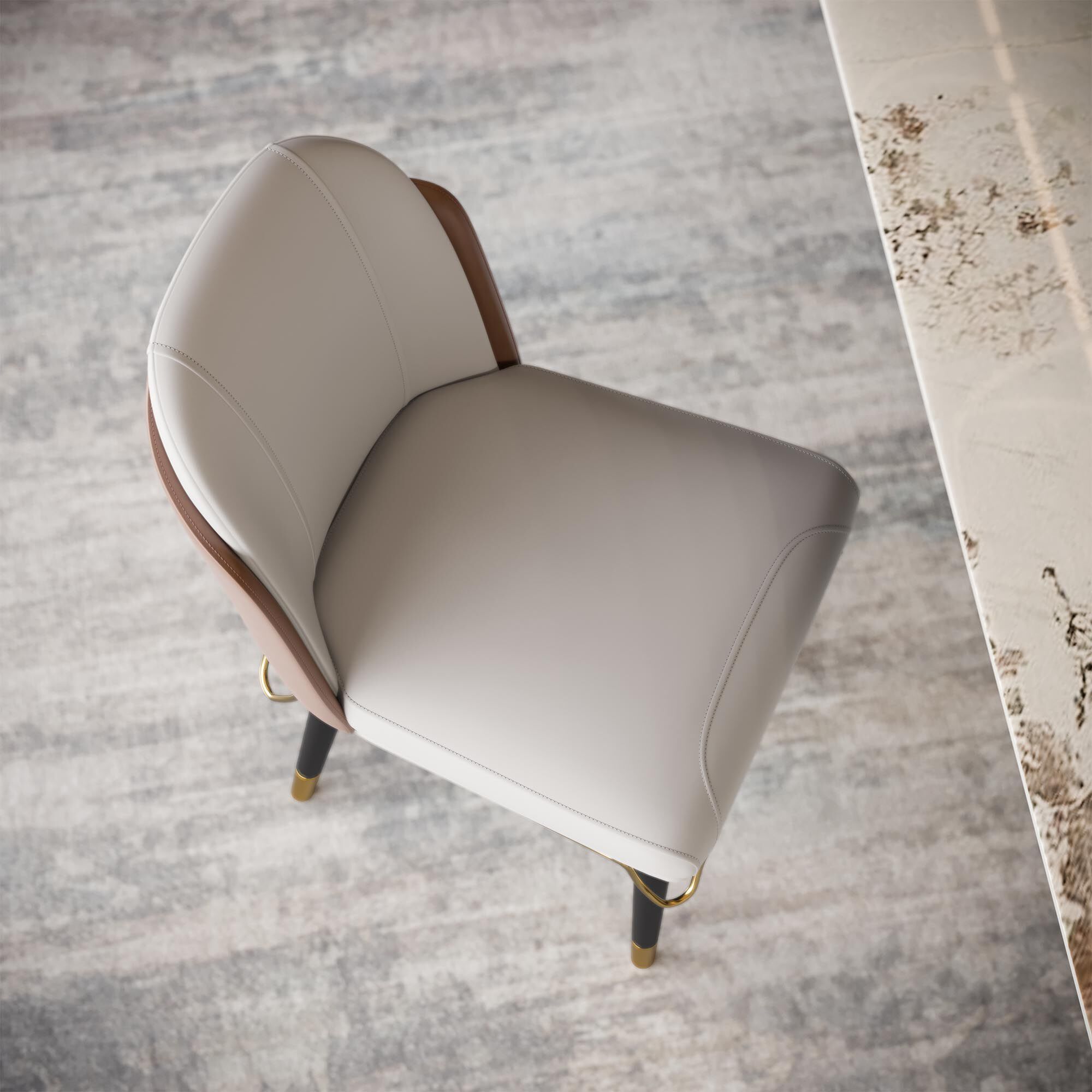 Стул из искусственной кожи GIULIA GRILLO INTELLETTUALE ARCH-00107049 - Вид №3