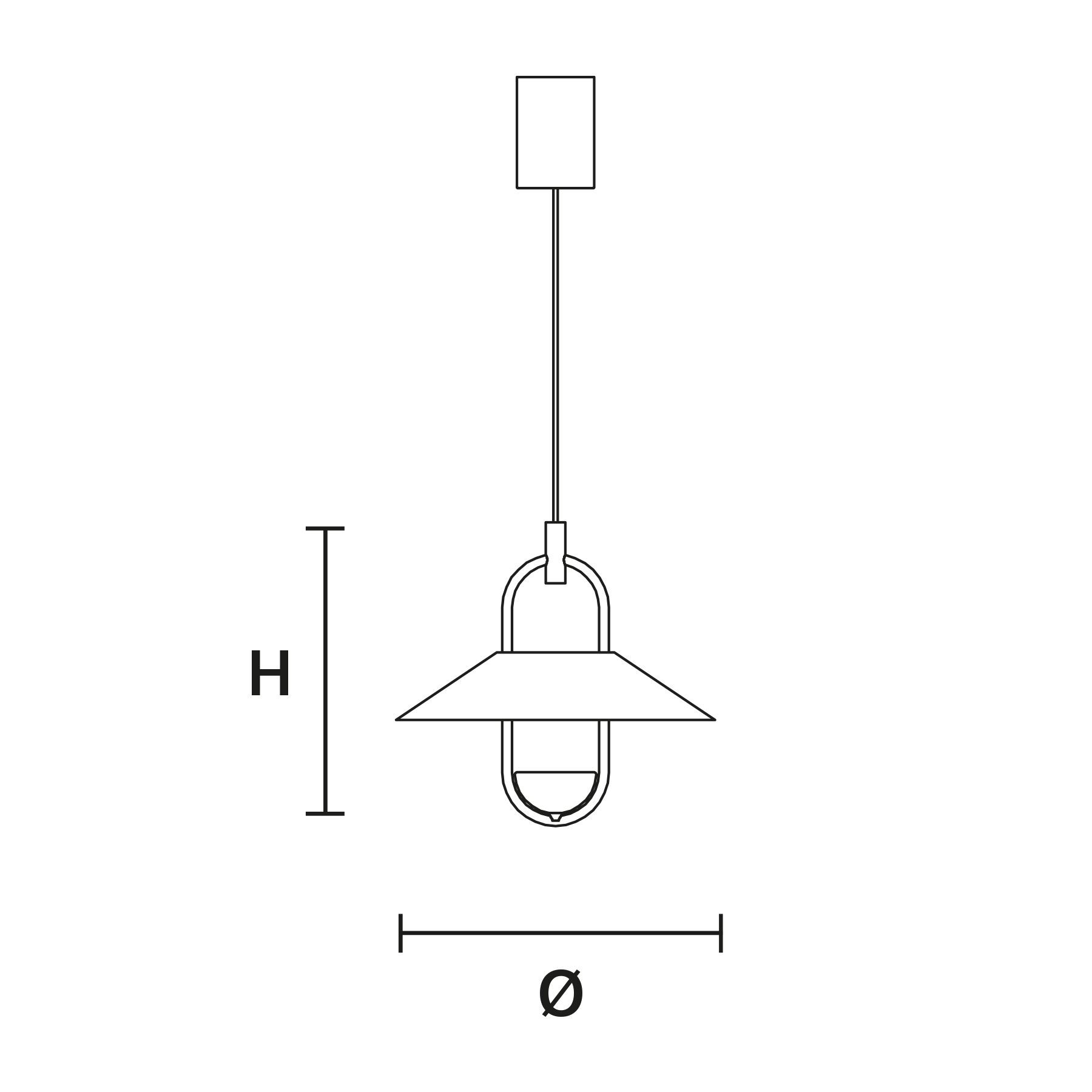 Металлический светодиодный подвесной светильник Masiero Luppiter ARCH-00020978 - Вид №1