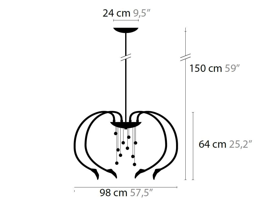 Стеклянный подвесной светильник ILFARI Chill Out ARCH-00096251 - Вид №2