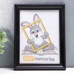 90335009 Рамка 4310358, 15х21 см, пластик, цвет черный Keep memories STLM-0189361 KEEP MEMORIES