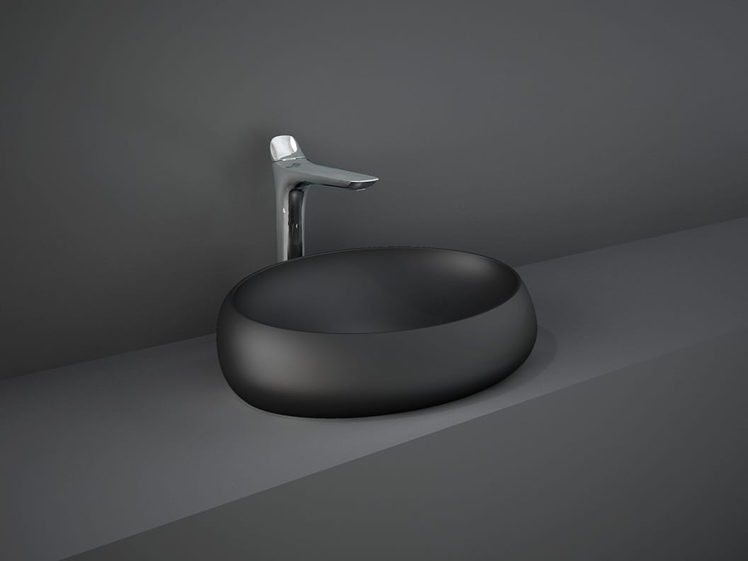 Керамическая столешница RAK Ceramics RAK-Cloud Matt Black ARCH-00148746