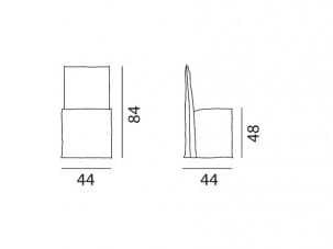 Съемный стул для ресторана Gervasoni Ghost ARCH-00060675 - Вид №13