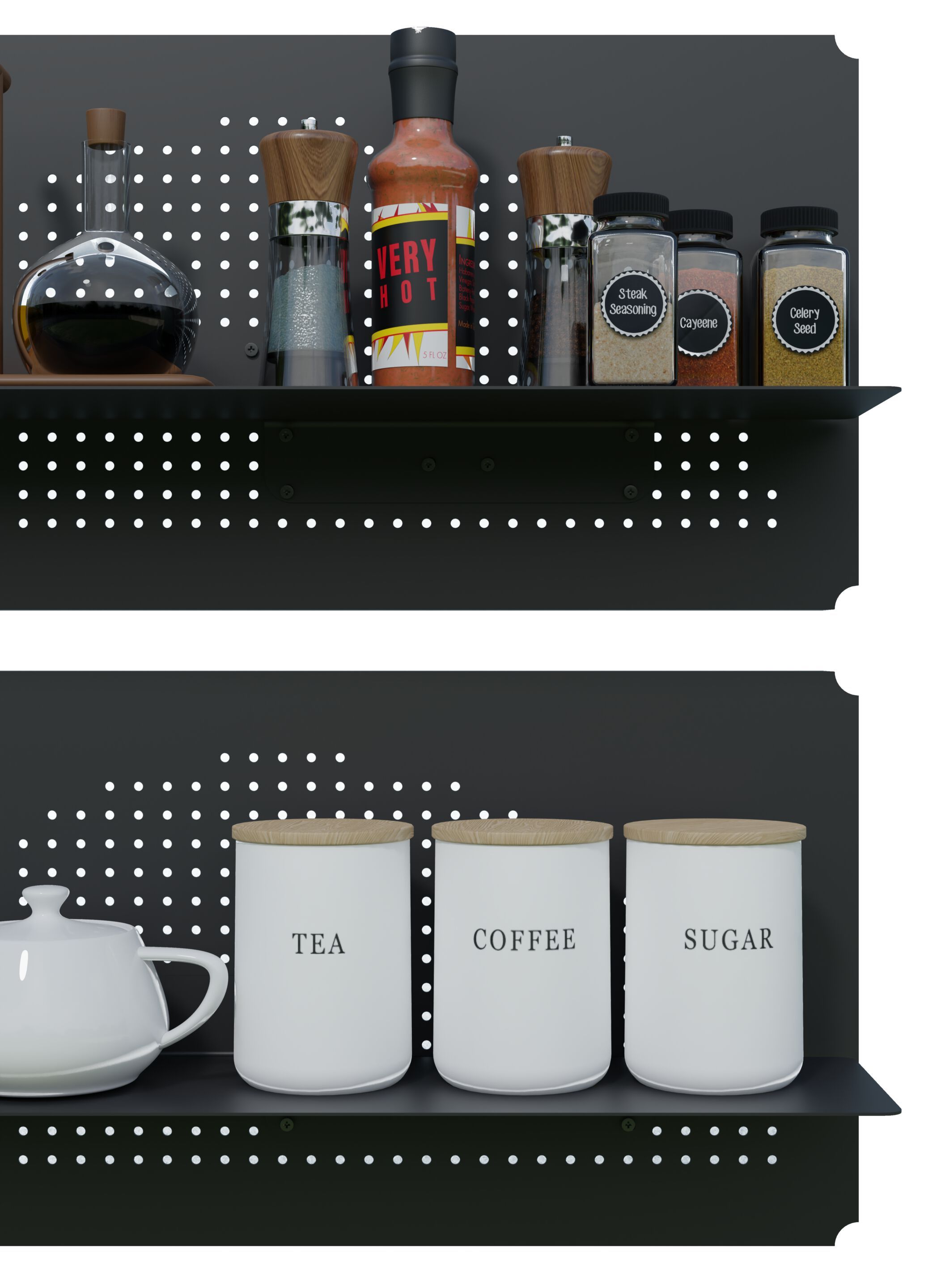 Магнитная полка из листового металла Ob-Jack Nora ARCH-00002933 - Вид №5