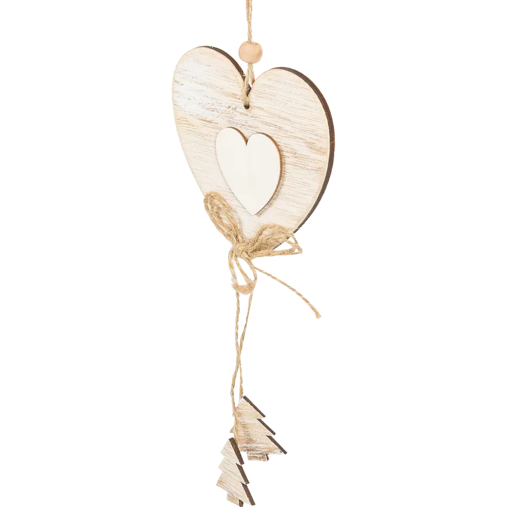 Украшение ёлочное «Сердечко», 11 см, дерево Santreyd STLM-2021852