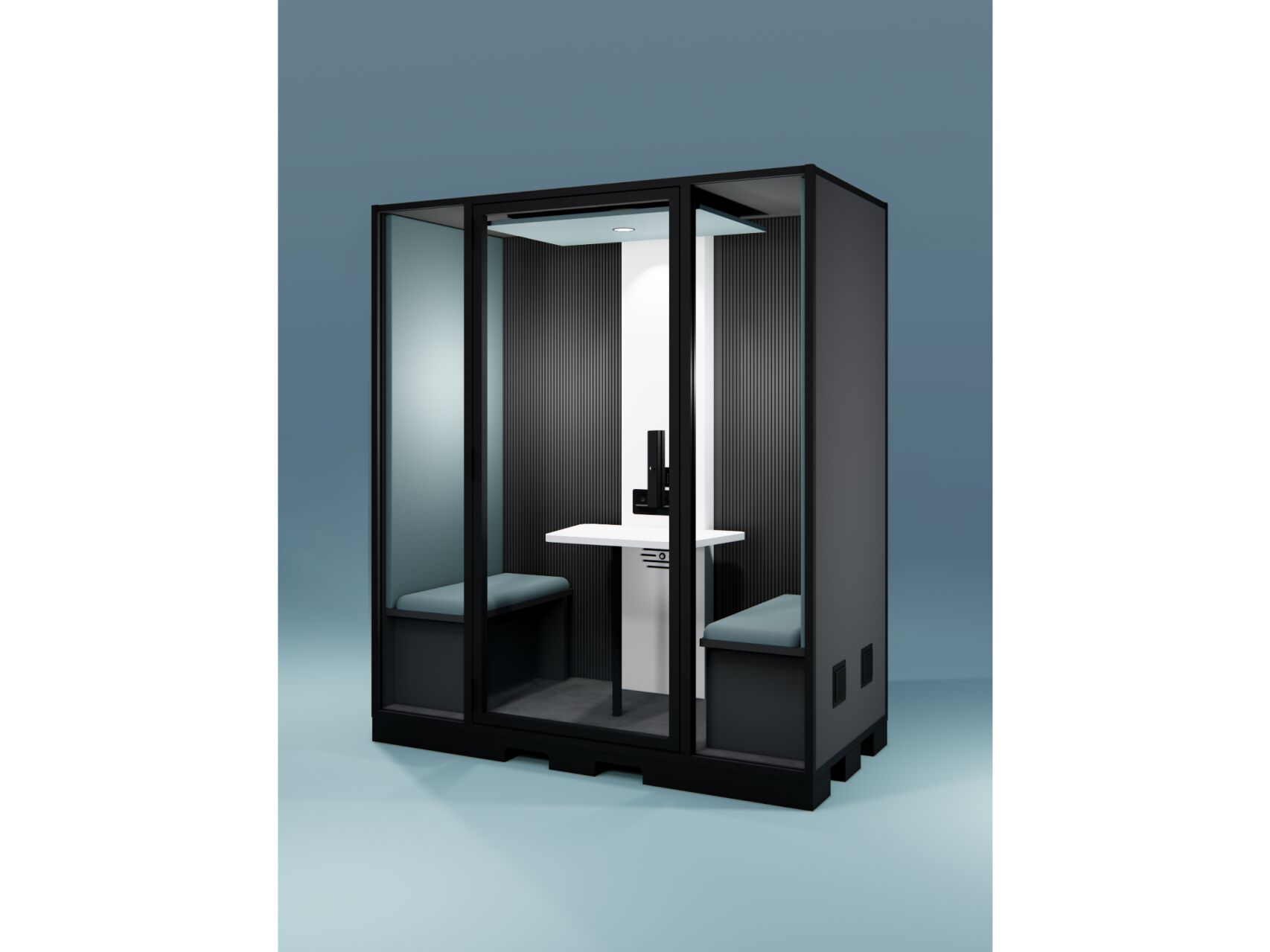 Акустическая офисная кабина со встроенным освещением Blabla-Cube Indus ARCH-00021591