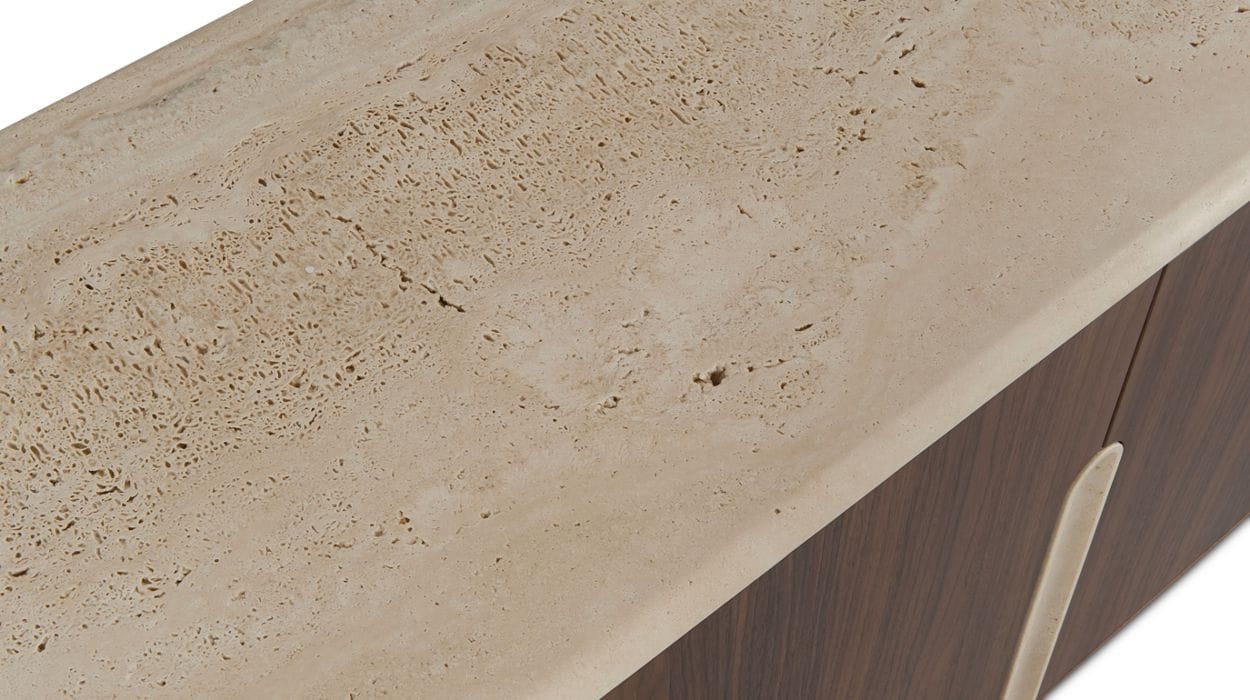 Шкаф из шпона и травертина ROCHE BOBOIS Palatine ARCH-00018402