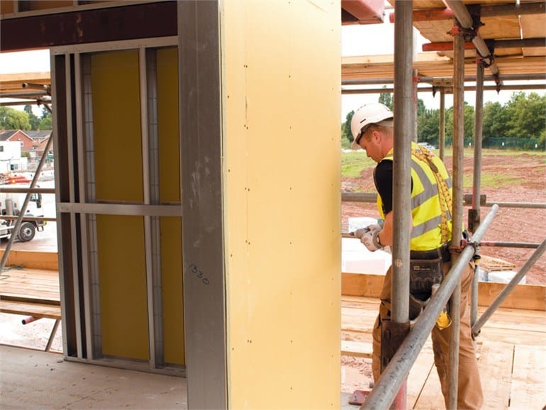 Гипсокартон с сухим покрытием для наружного применения Siniat by etex AquaBoard ARCH-00128693 - Вид №1