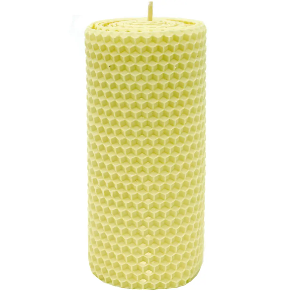 Свеча вощинная цилиндр слоновая кость 6x13 см EVIS STLM-2075299