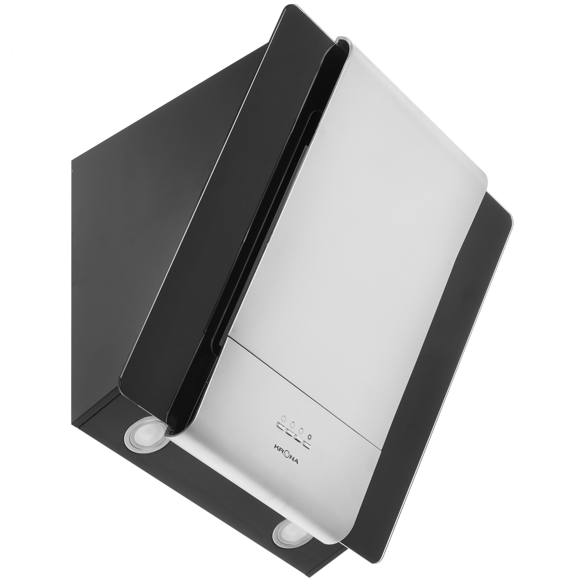 8105488 Вытяжка наклонная KRONA TALLI 600 glass 3P серебристый/черный STDN-0048623