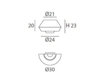 Светодиодный настенный светильник Olé Lighting Banyo ARCH-00092344 - Вид №2