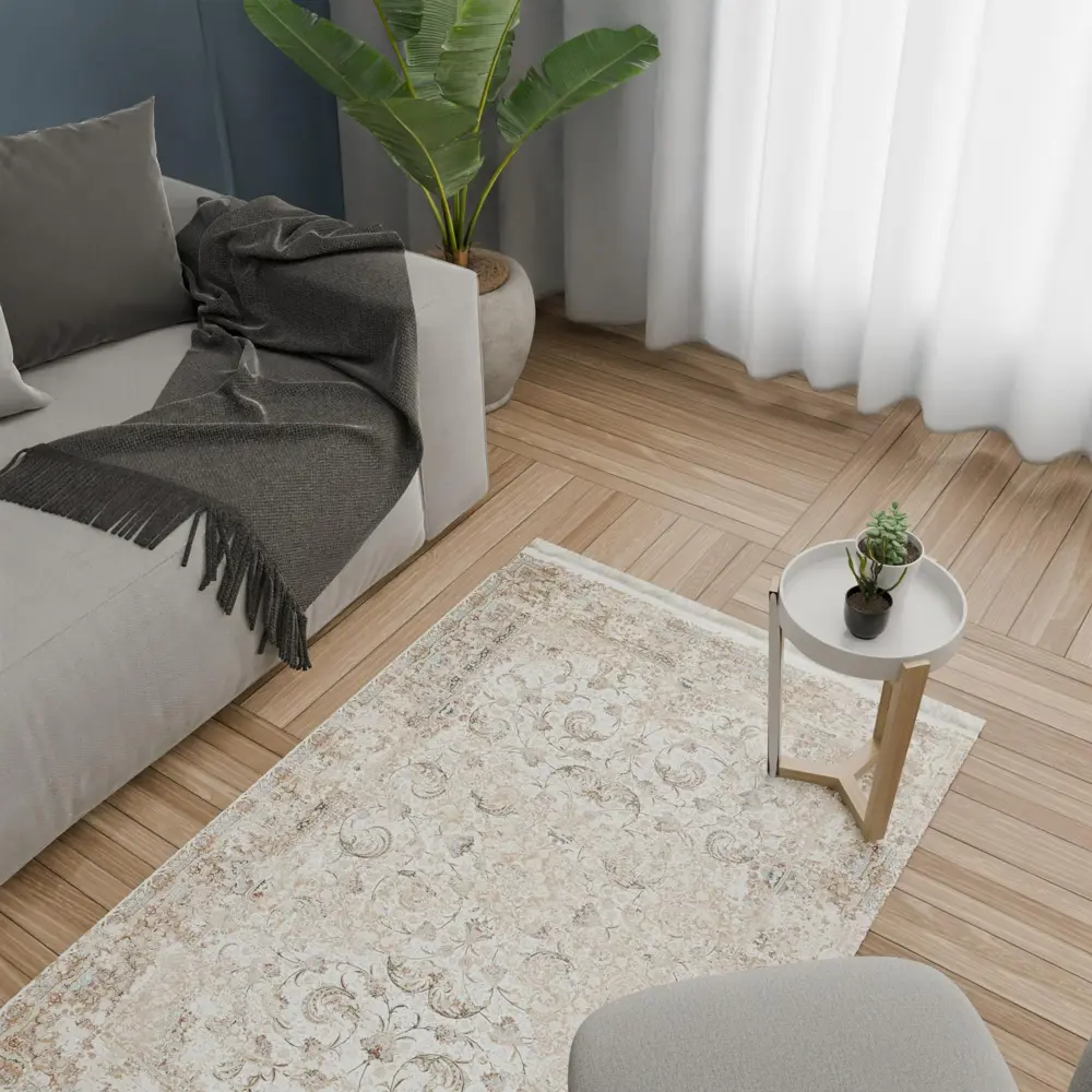 Ковер полиэстер Arnika 100x150 см цвет кремовый 86370501 STLM-2012910 Santreyd  - Вид №5