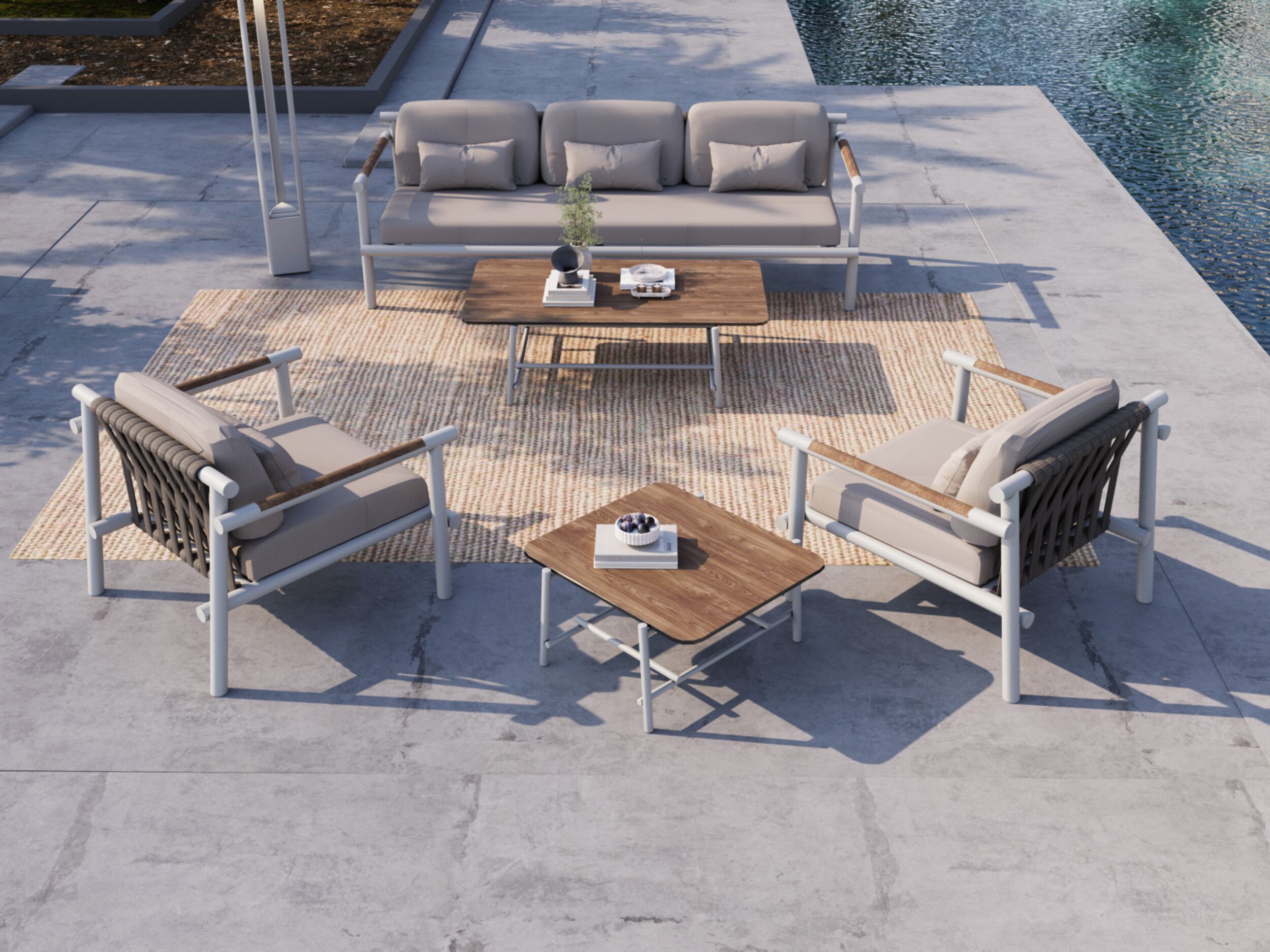 Алюминиевое садовое кресло с порошковым покрытием 10Deka Aurora ARCH-00091735 - Вид №7