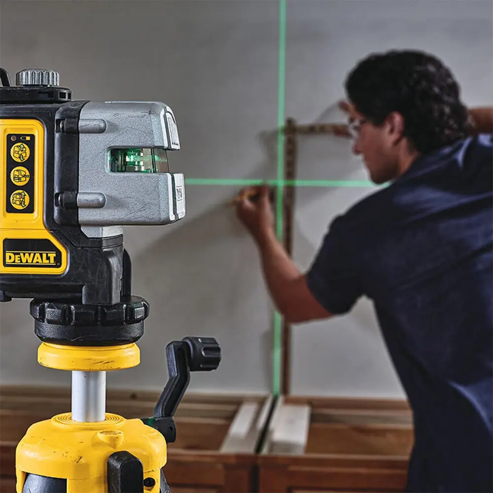 Уровень лазерный Dewalt DW089CG-XJ зеленый луч, дальность до 20 м STLM-2067386 - Вид №3