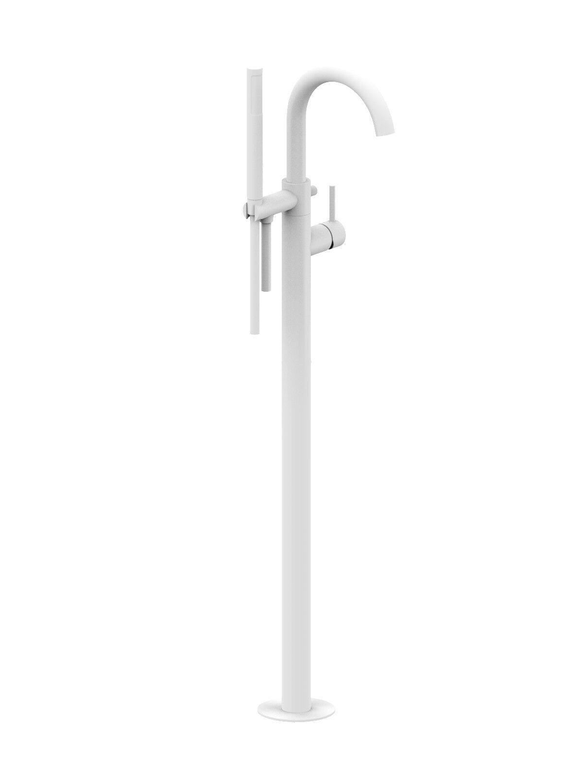 Однорычажный смеситель для ванны с ручным душем Rubinetterie Frattini Pepe XL ARCH-00061708 - Вид №19