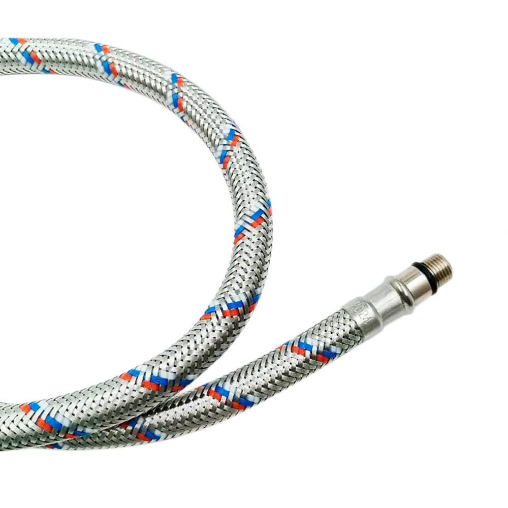 РОСТЕРМ - Гибкая подводка для смесителя с оплеткой из нержавеющей стали 89409402 STLM-1567037 - Вид №2