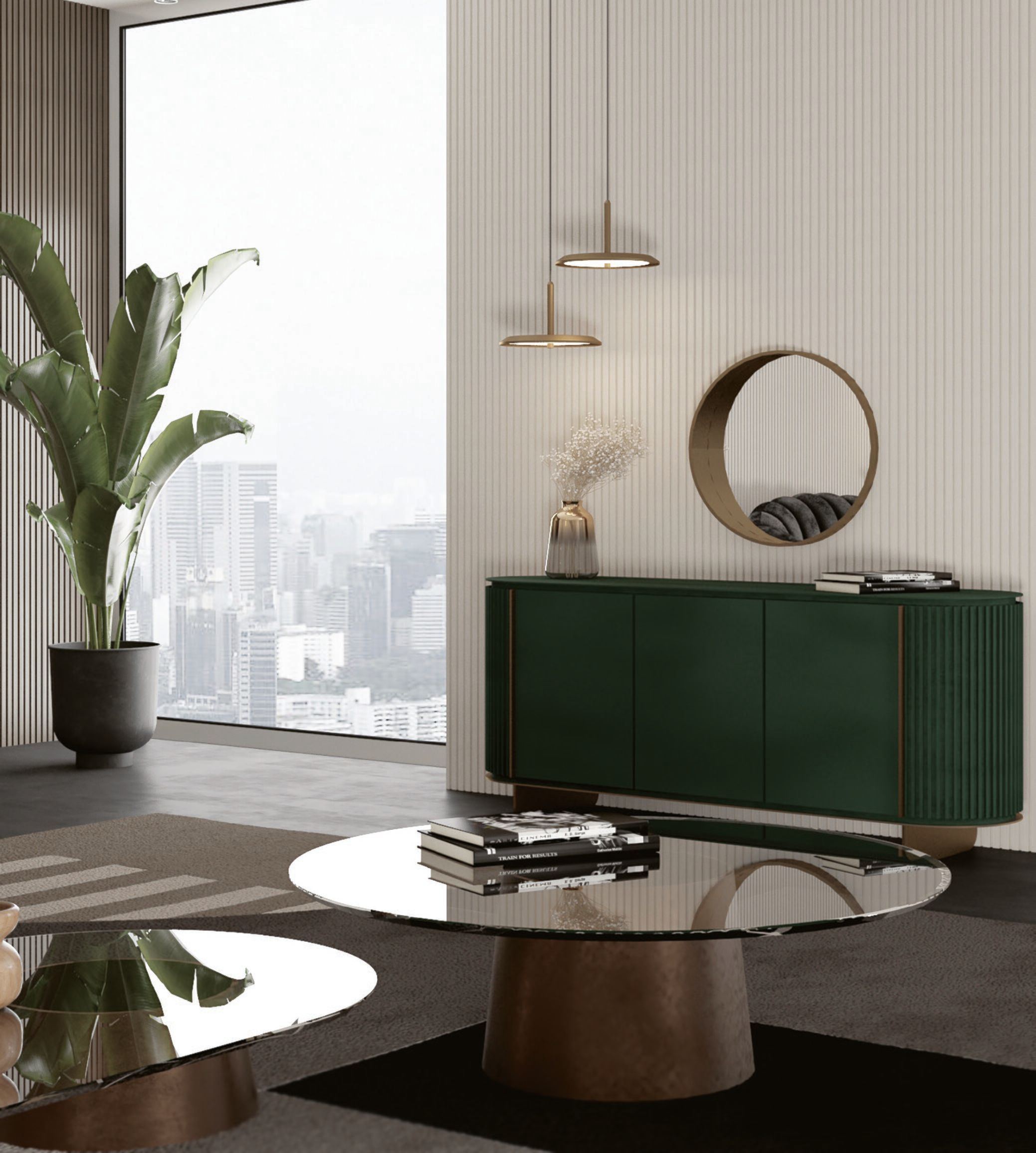 Настенное зеркало с круглой рамой CASA +39 ENCORE Италия ARCH-00098793 - Вид №4