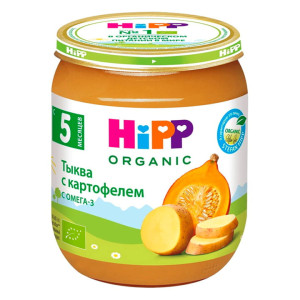 Пюре тыква с картофелем с 5 месяцев HiPP 125 г