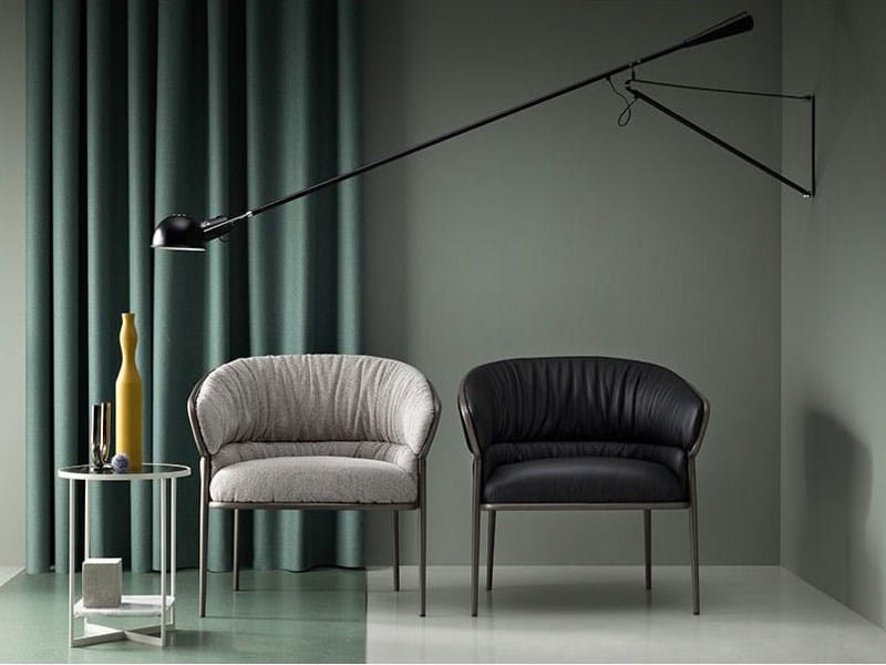 Кожаное кресло с подлокотниками SP01 Shu-Ying ARCH-00096434 - Вид №1