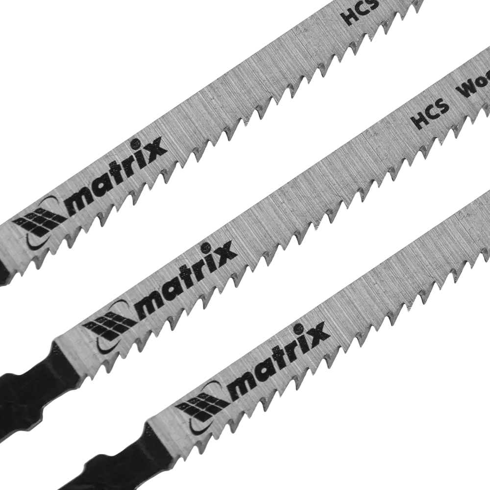 Пилка для лобзика по дереву Matrix T101B быстрый рез, 3 шт STLM-2022729 - Вид №1