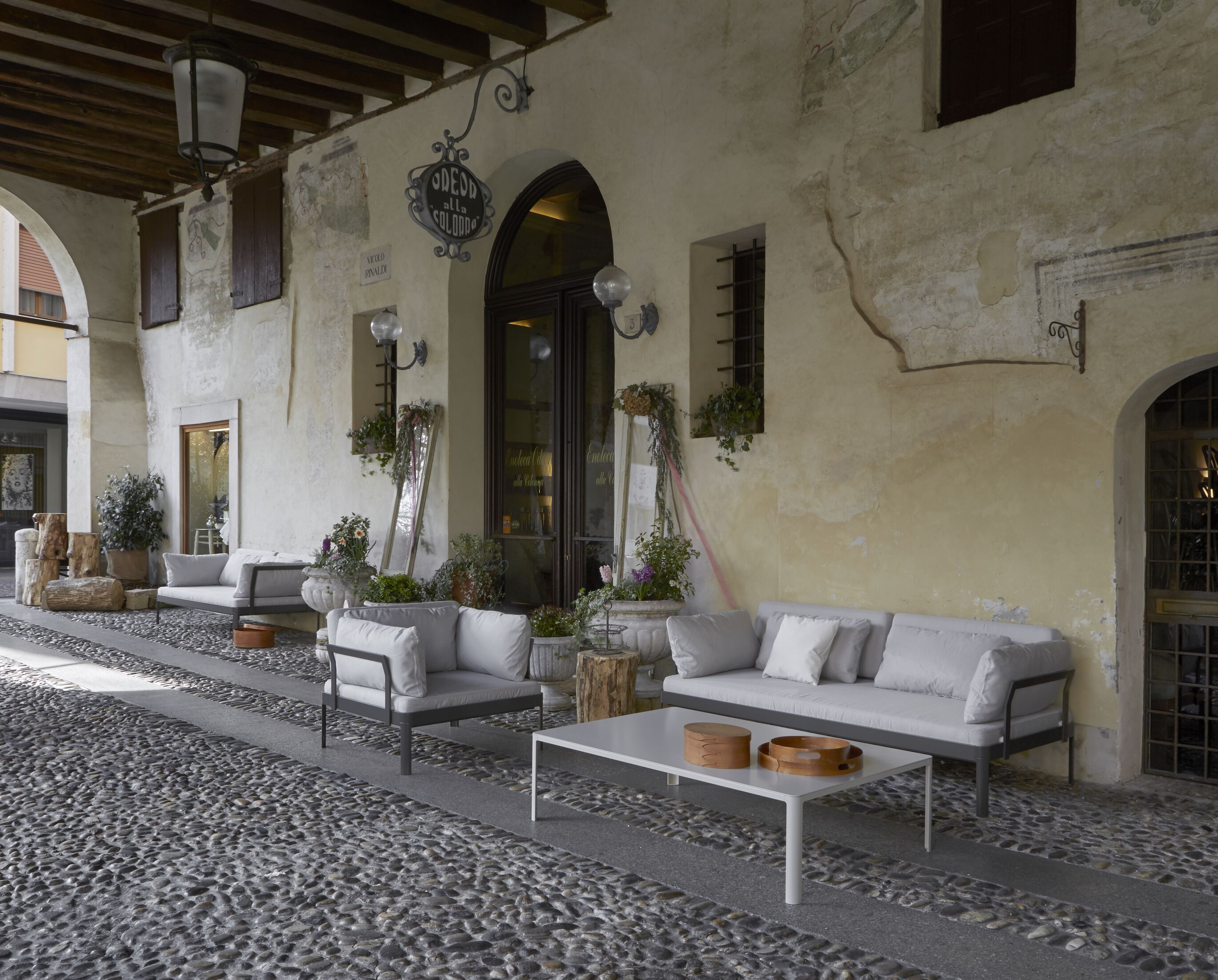 Ткань съемный садовый диван isOnAir Bertoncini ARCH-00143144 - Вид №5