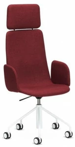 Martela Поворотное кресло руководителя из ткани с высокой спинкой Sola
