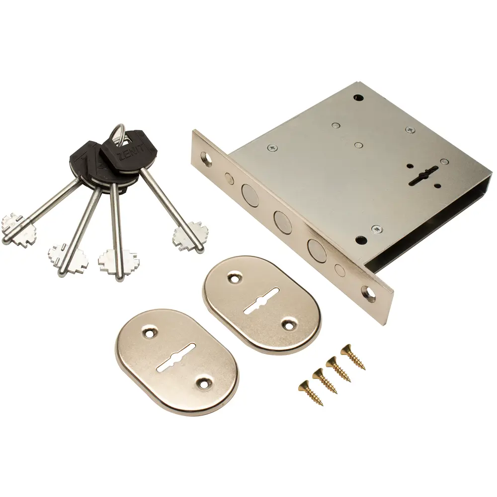 Врезной сувальдный замок Зенит ЗВ8.009 для металлических и деревянных дверей 82490844 STLM-0028430 - Вид №1