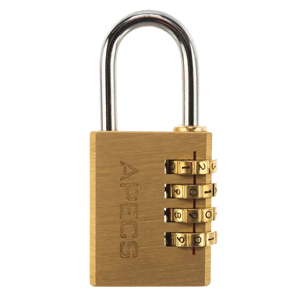 Замок кодовый Apecs PDB-40-38-CODE 30x19 мм латунь/сталь 89402044 STLM-2146222  - Вид №1