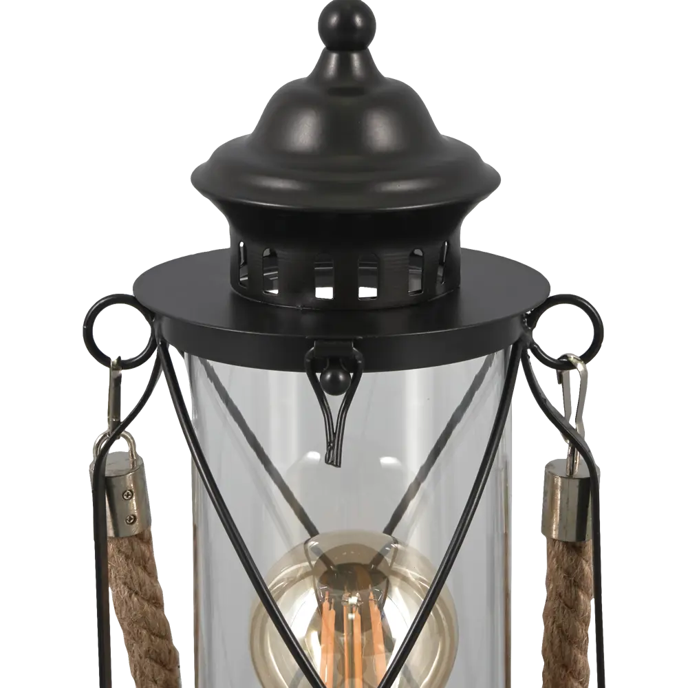 Настольная лампа Eglo Bradford 1xE27x60 Вт стекло цвет чёрный STLM-2026028 - Вид №4