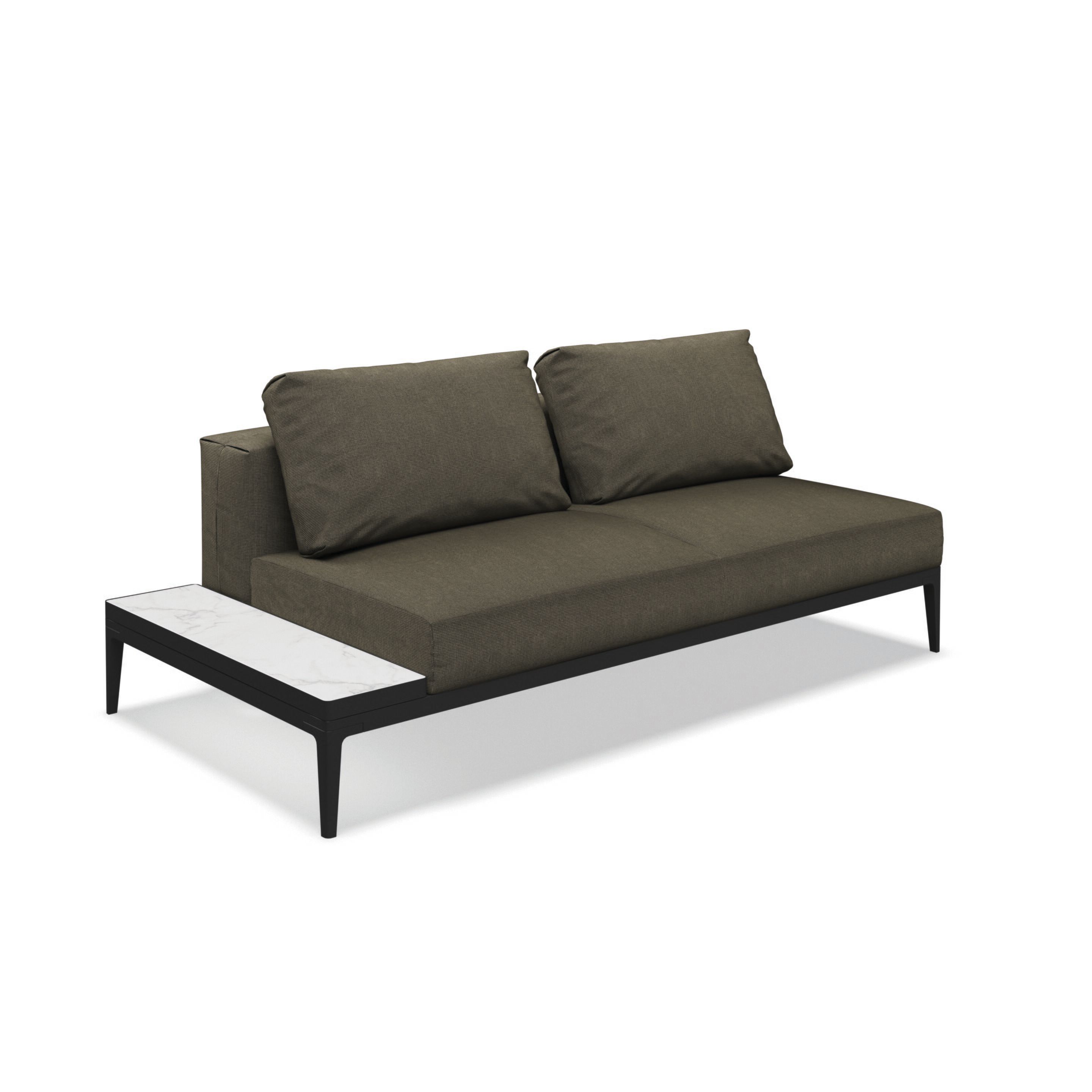 Тканевый угловой модульный садовый диван Gloster сетка ARCH-00114712 - Вид №44