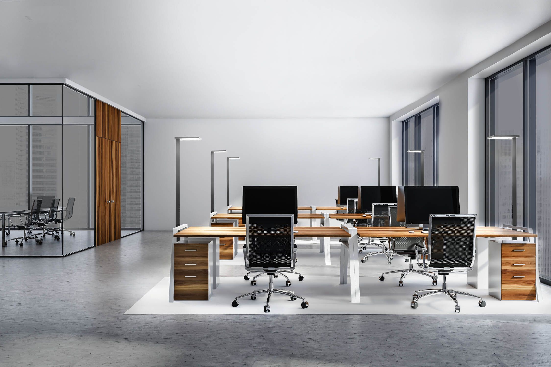 Металлический светодиодный торшер LUCTRA® VITAWORK® UP 14 HCL ARCH-00109143