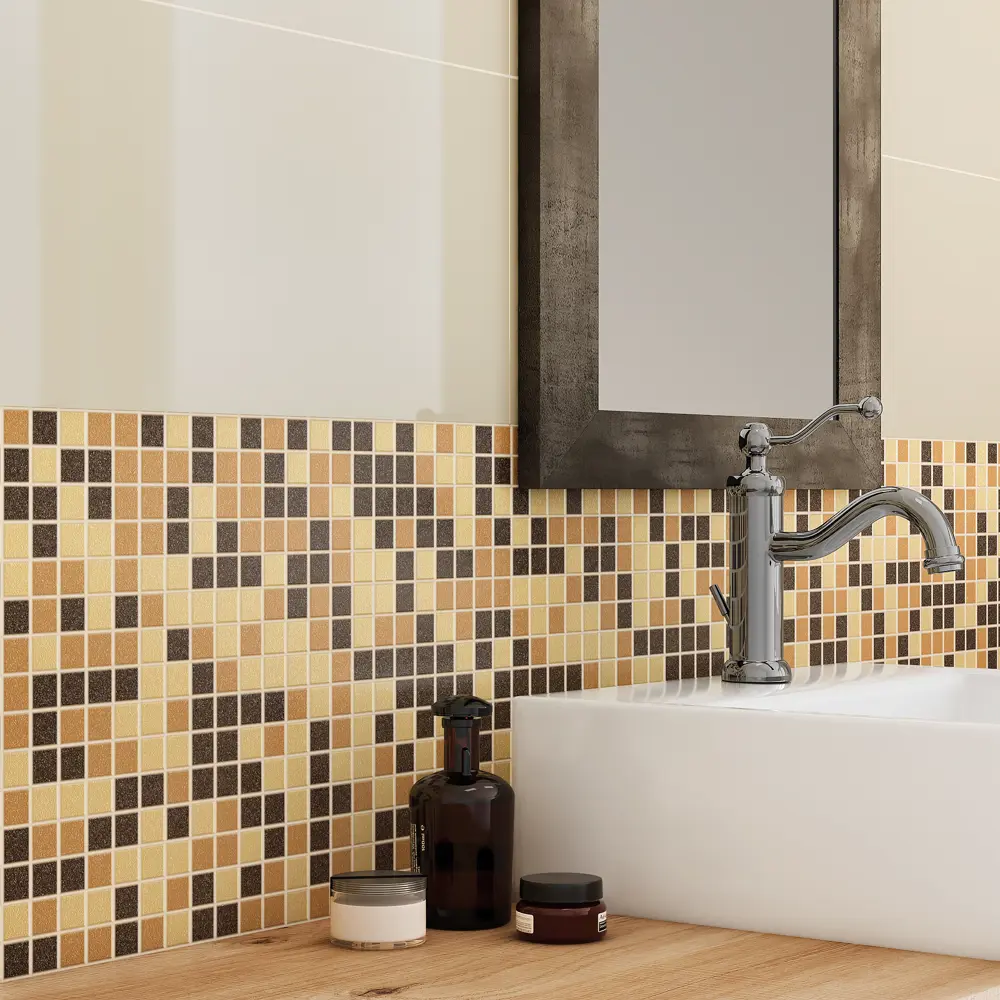 Мозаика ARTENS Swam бежево-коричневая 32.7×32.7 см 18731549 STLM-0012252 - Вид №7