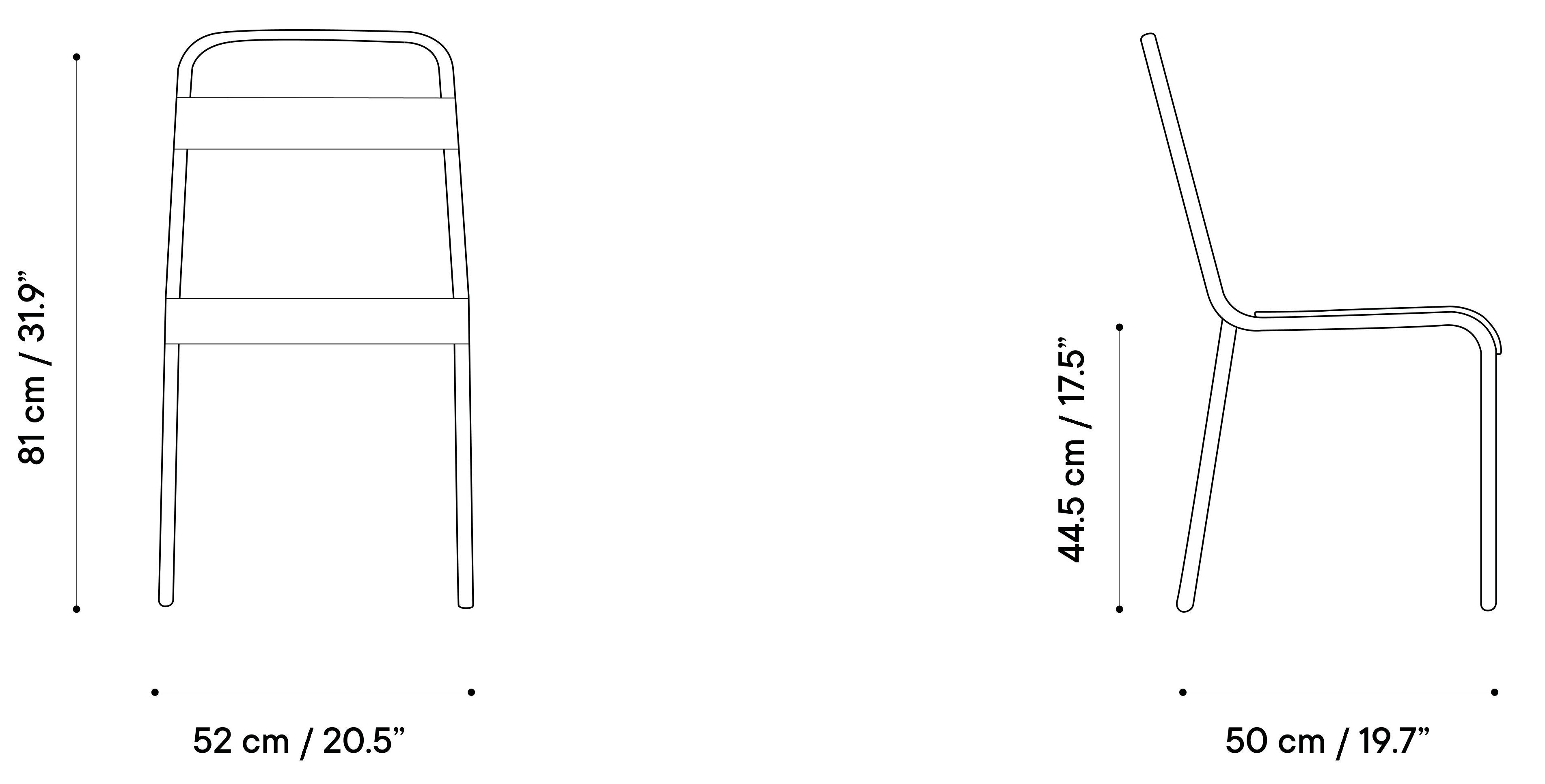 Алюминиевый садовый стул с порошковым покрытием iSimar ARCH-00012024 - Вид №3