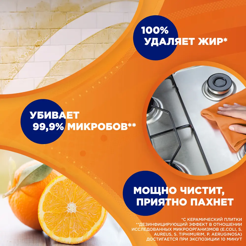 Средство для удаления жира Mr. Muscle «Энергия цитруса» 500 мл MR.MUSCLE STLM-2079365 - Вид №2