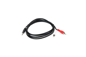 16170757 Соединительный кабель 3.5 Jack M-2xRCA M, стерео, аудио, 2м TAV7183-2M Telecom