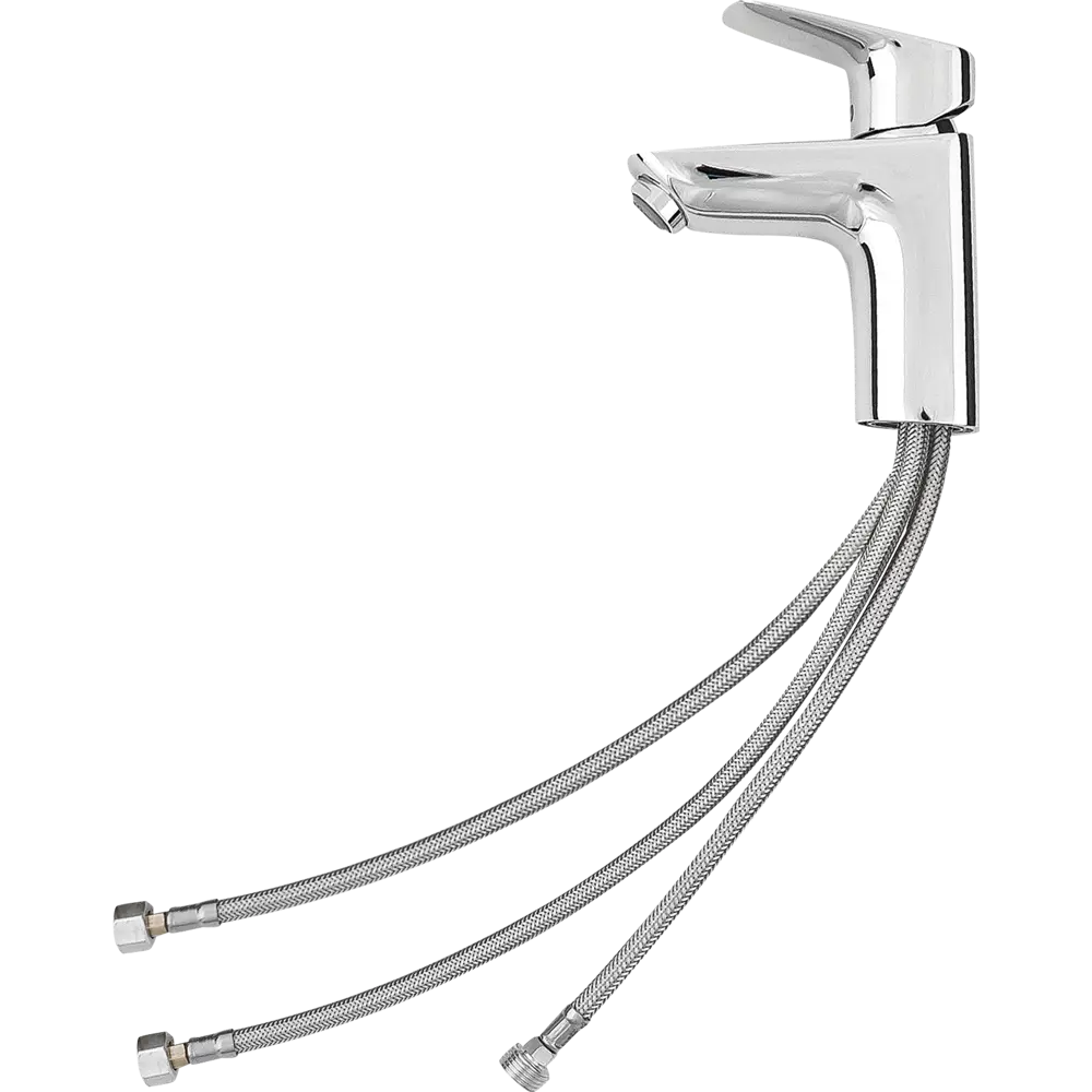 Смеситель для раковины Hansgrohe Logis однорычажный с гигиеническим душем цвет хром STLM-2004323 - Вид №3