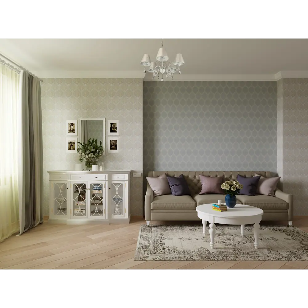 Люстра подвесная Светпромъ под лампу Е14 металл цвет белый STLM-2198267 - Вид №8