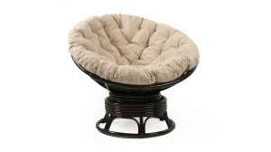 Кресло-качалка papasun без подушки "Милук" IMPEX  040196 Бежевый;коричневый