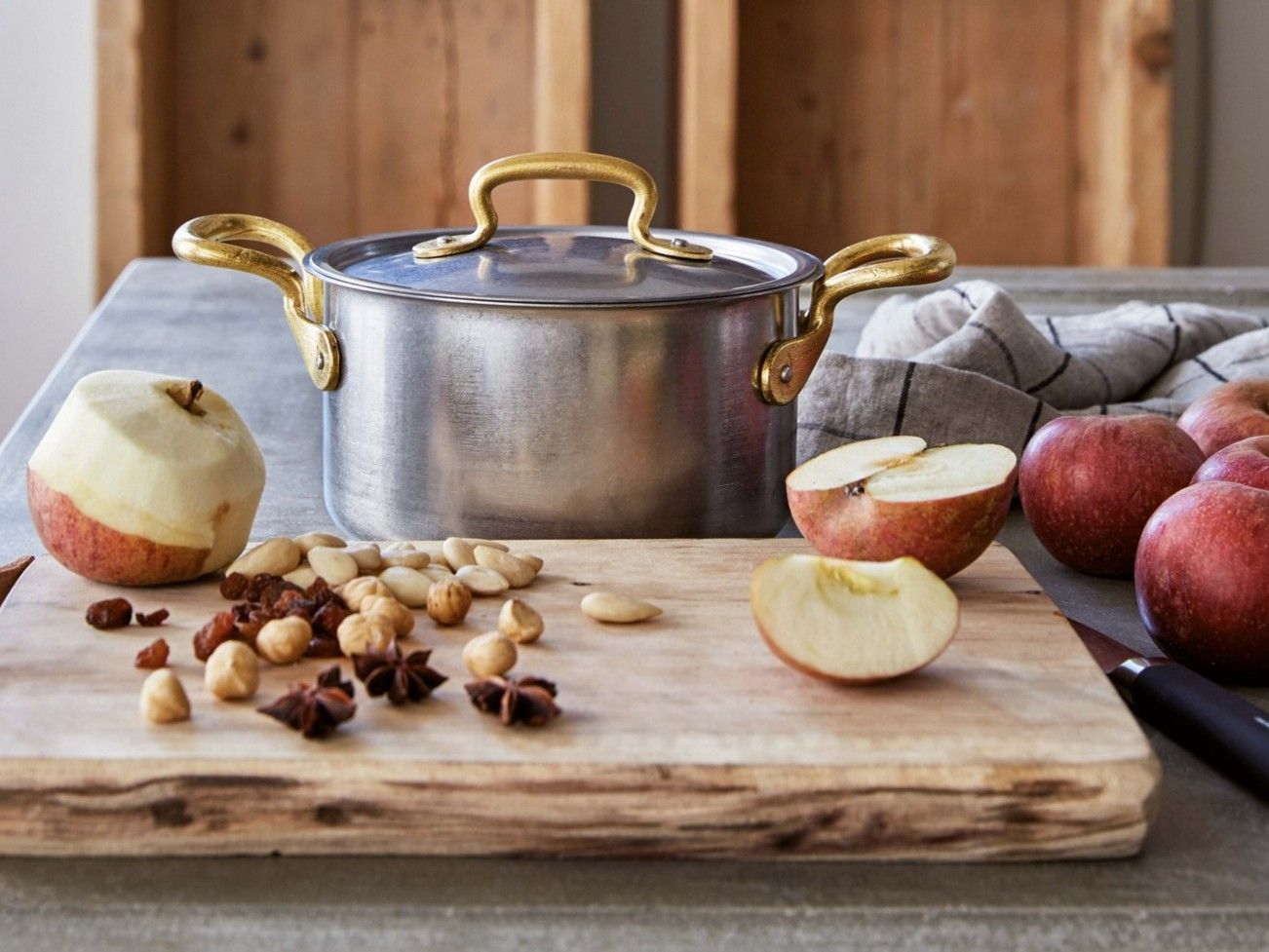 Батарея посуды из нержавеющей стали с крышкой с ручками Sambonet 1965 Винтаж ARCH-00105243 - Вид №6