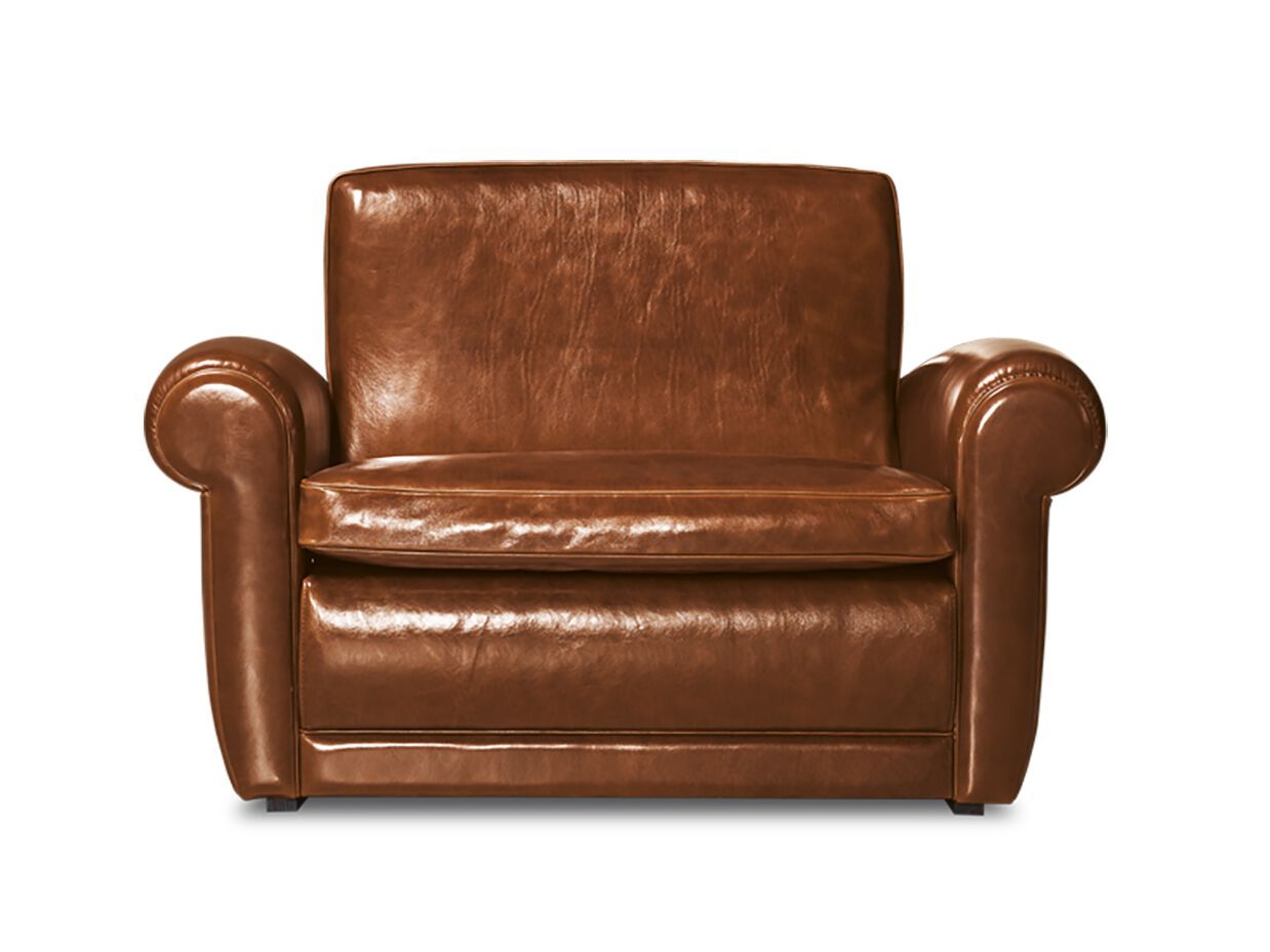 Кожаное кресло с подлокотниками Baxter MICKEY EXTRA ARCH-00088678