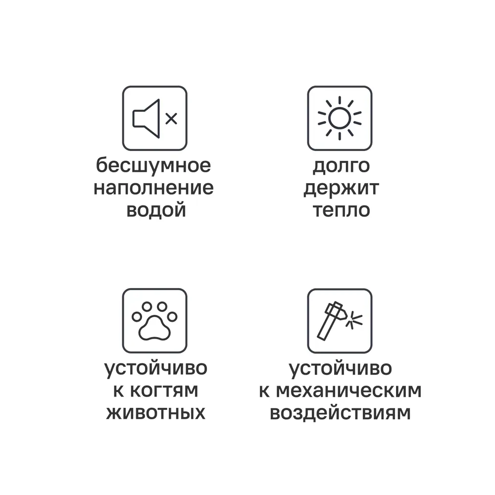 Santreyd Престиж — чугунная ванна 150×70 см для элегантного интерьера 82619565 ЛМ STLM-0031899 - Вид №3