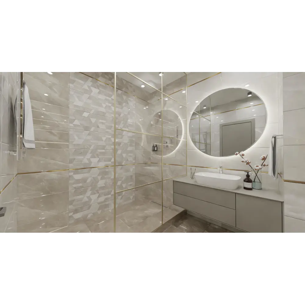 Плитка настенная Tono Dark 30x60 см 1.62 м² цвет темно-серый Santreyd STLM-2119422 - Вид №4