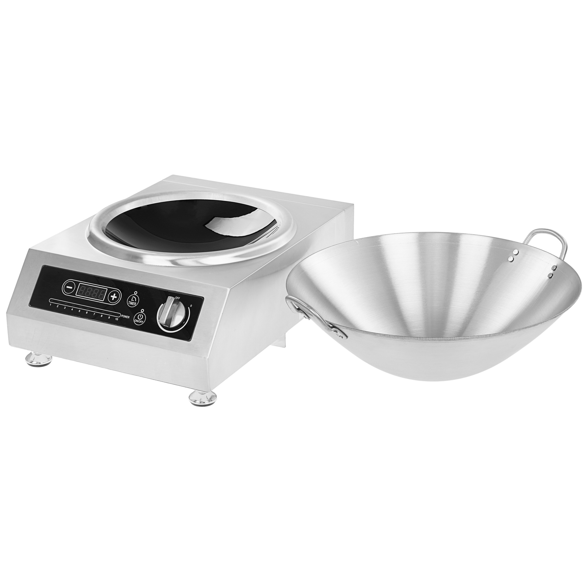 9909608 Плита компактная электрическая Viatto VA‑IC3520WOK серебристый STDN-0032854 - Вид №6