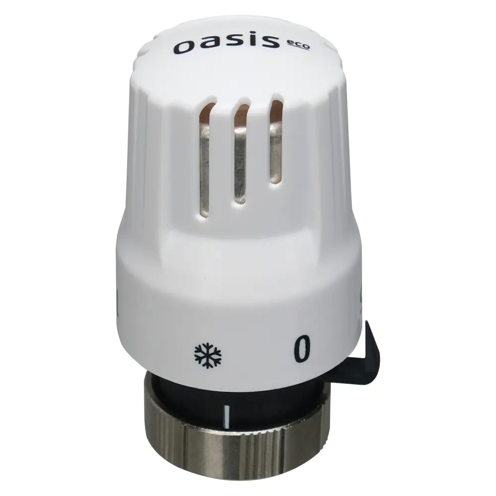 Термостатическая головка жидкостная Oasis Eco T101 M30x1.5 белая STLM-2084433