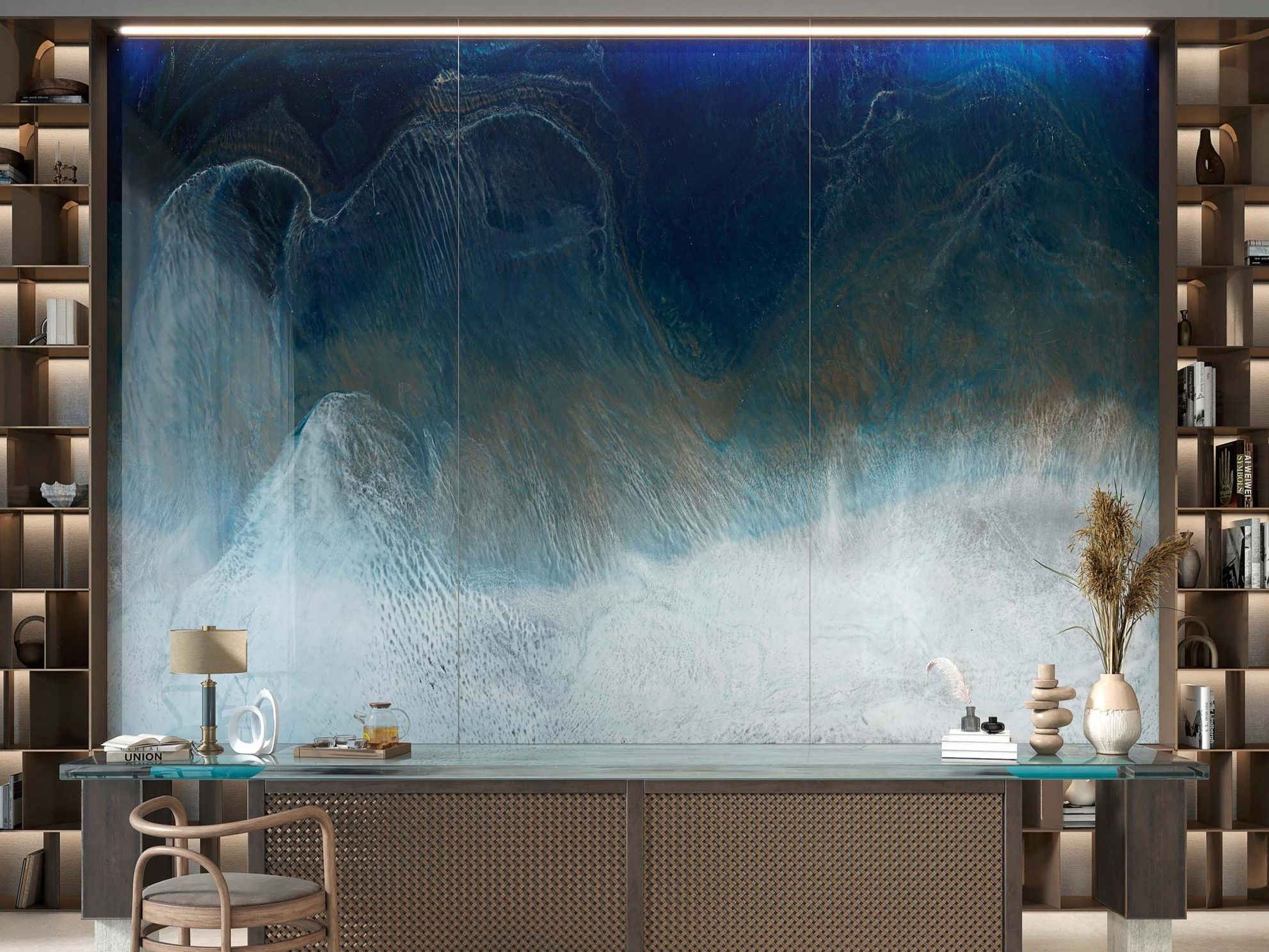 Декоративная панель из алюминия, стекла или ПММА Tecnografica Seven Seas ARCH-00023675