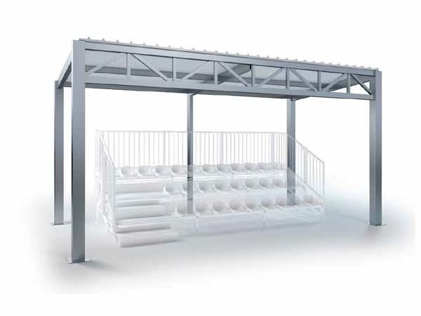 Металлическая крышка для трибун SELVOLINA VIEWER ARCH-00126505 - Вид №1