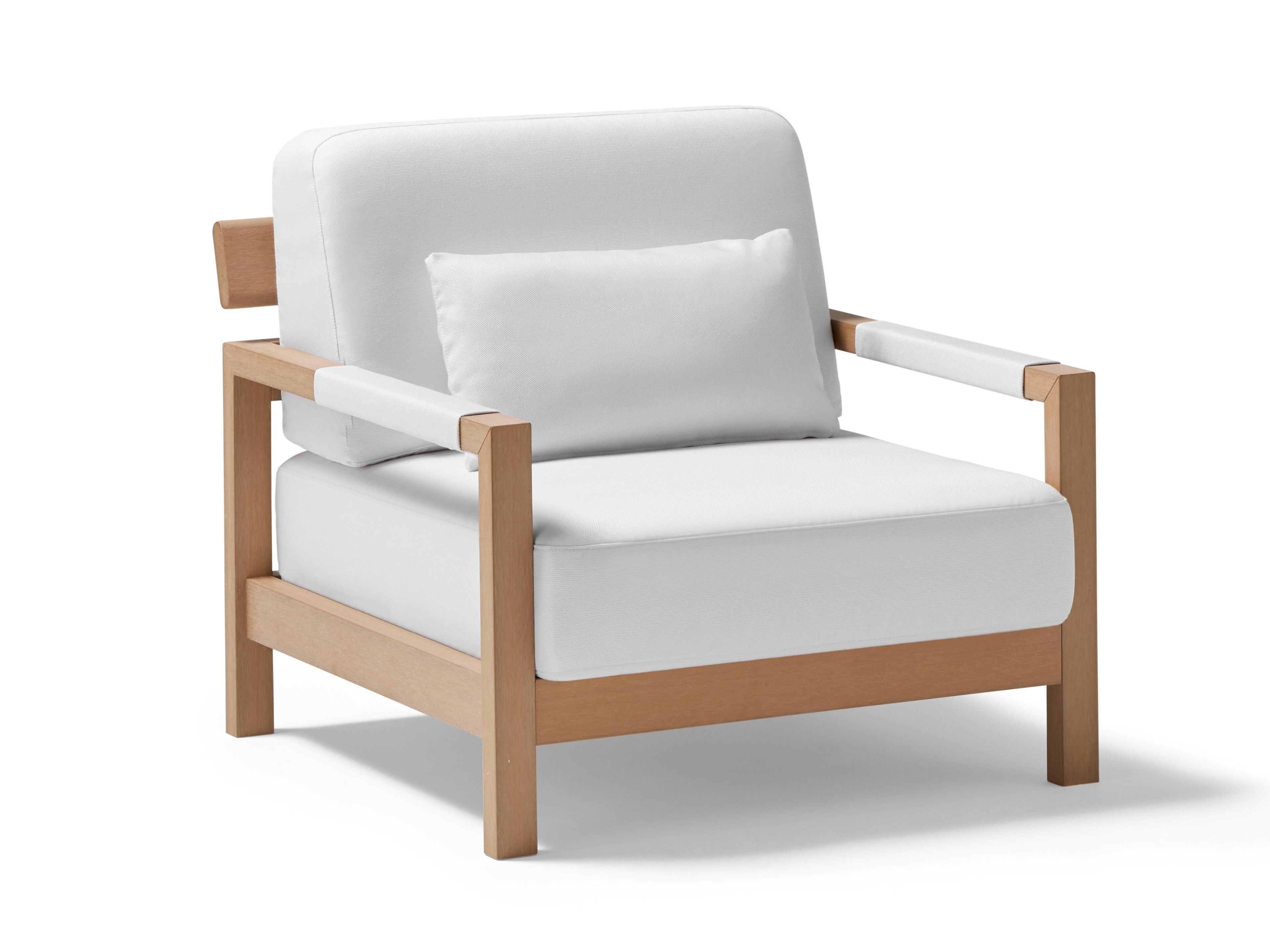 Тканевое садовое кресло с подлокотниками POINT Kubik ARCH-00132181