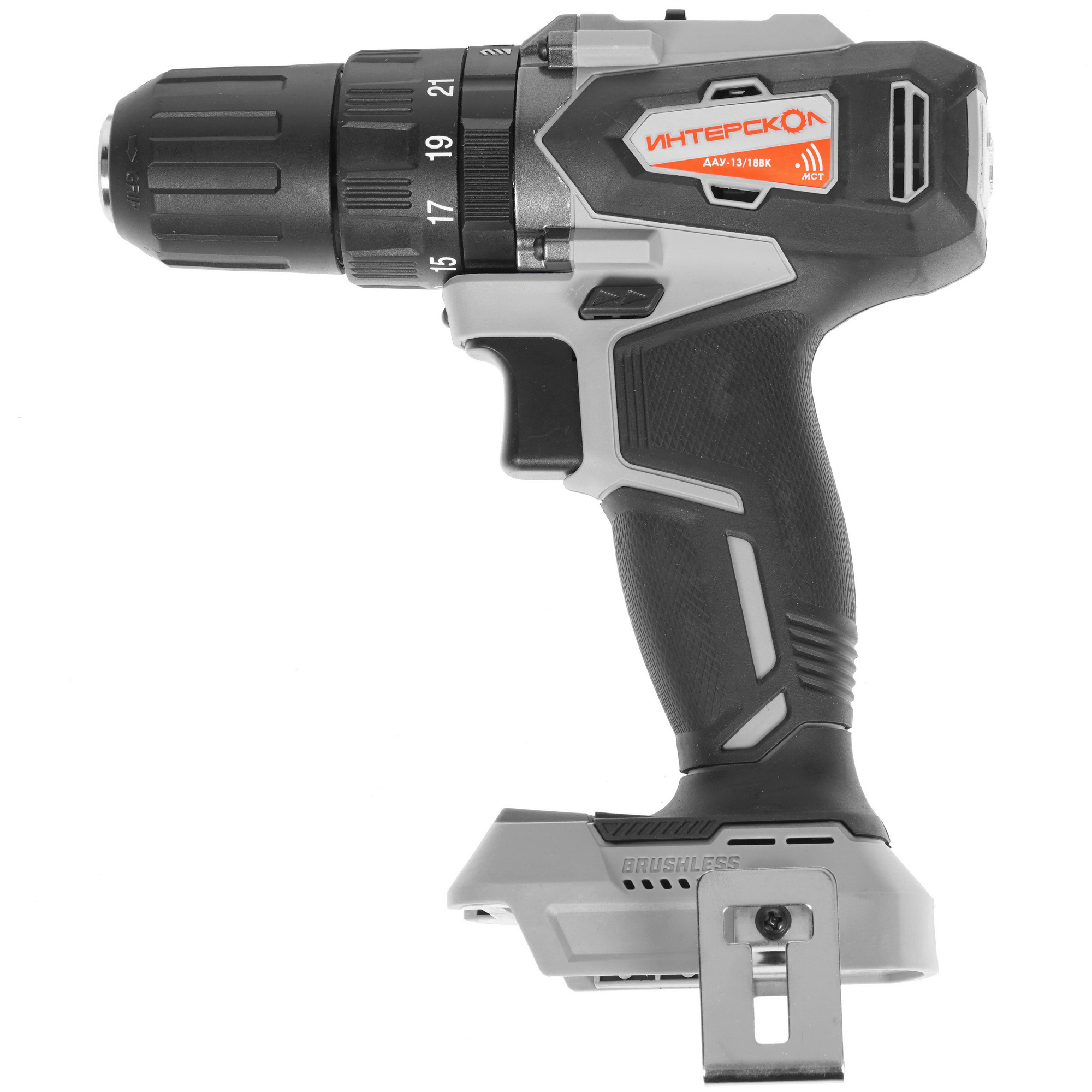 Дрель-шуруповерт Интерскол ДАУ-13/18ВК АПИ 18V  , Без ЗУ, Без АКБ 8197816 STDN-0079165