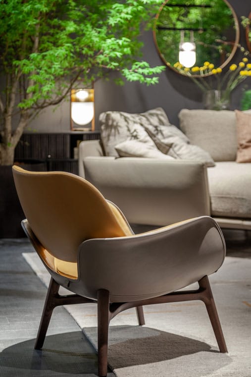 Кожаное кресло с подлокотниками Poltrona Frau коллекция-диваны и кресла ARCH-00115103 - Вид №8